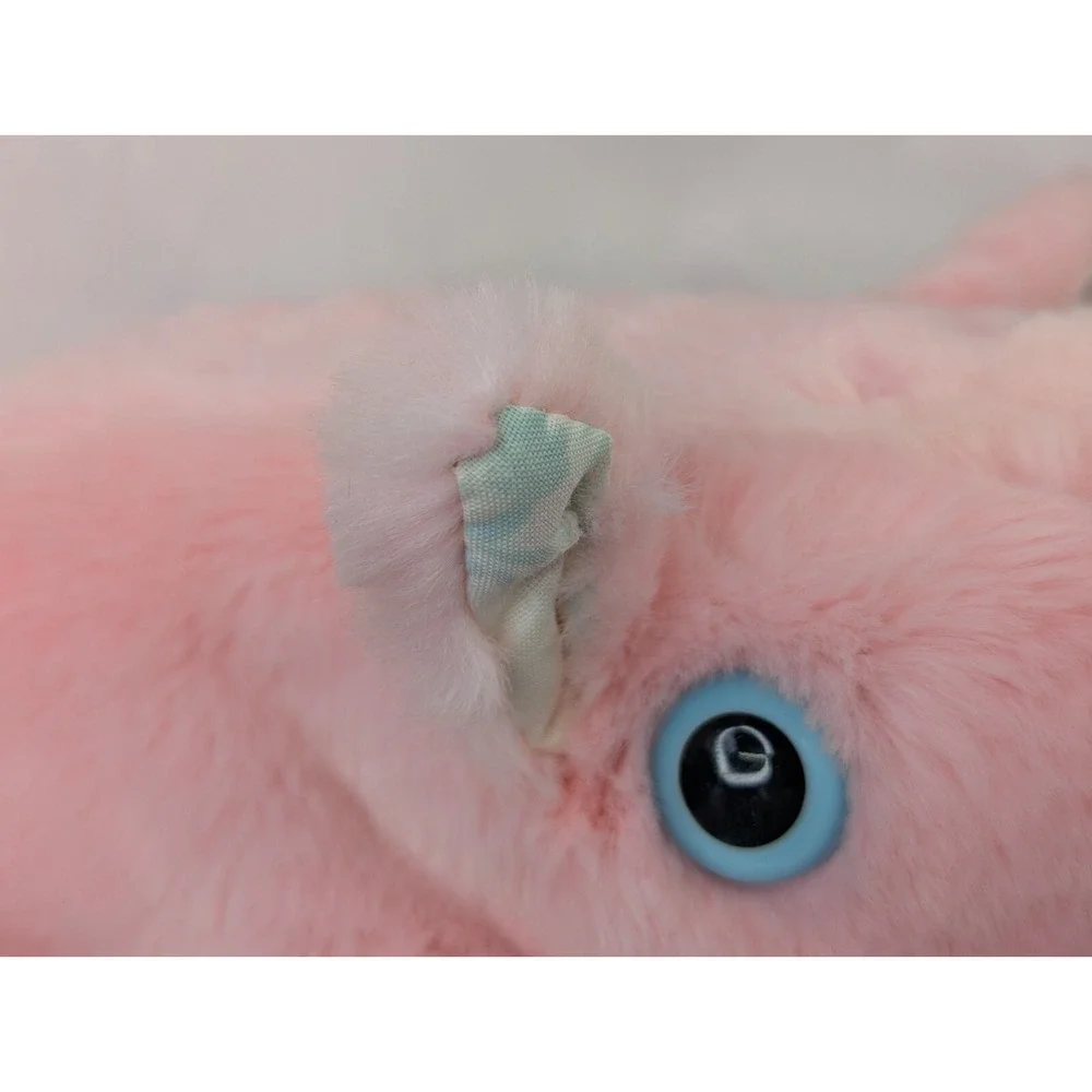 Pink Pig Bean Plush 7 Inch‎ Blue Eyes Stuffed Animal Toy